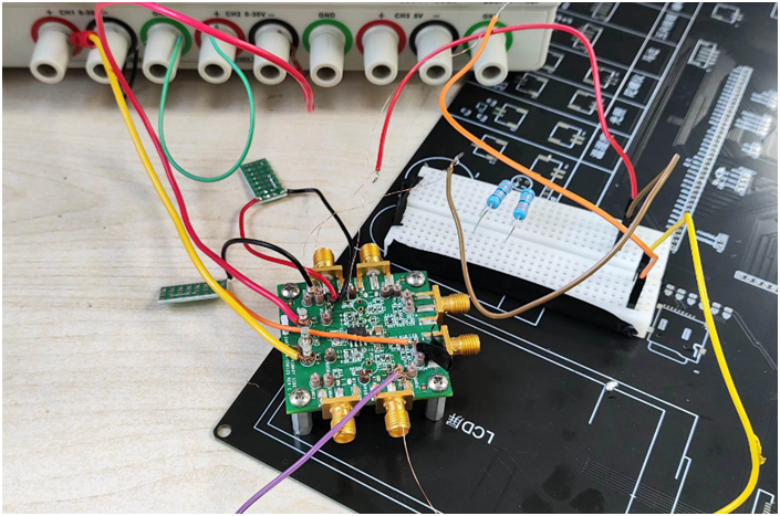 图7 输入失调电流测量接线