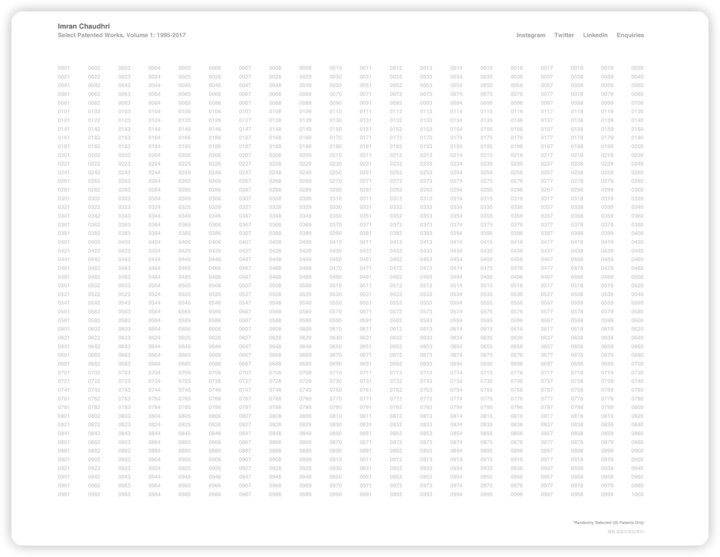 ▲ Imran Chaudhri 的个东谈主主页