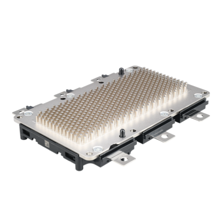 图6 Wolfspeed的YM和XM模块平台采用pin-fin封装技术