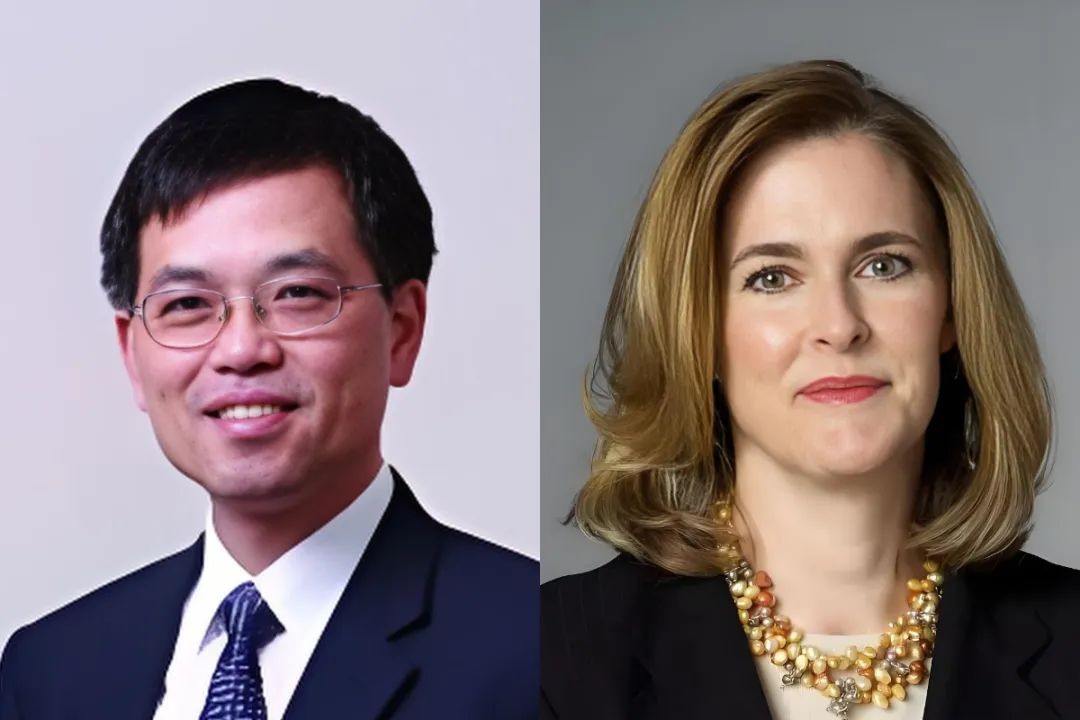 ▲ 黄伟明（左）和 Laura Quatela（右）