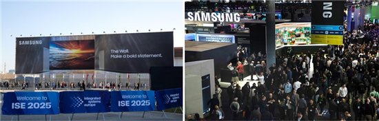 ▲三星展台吸引众多参观者流连驻足。