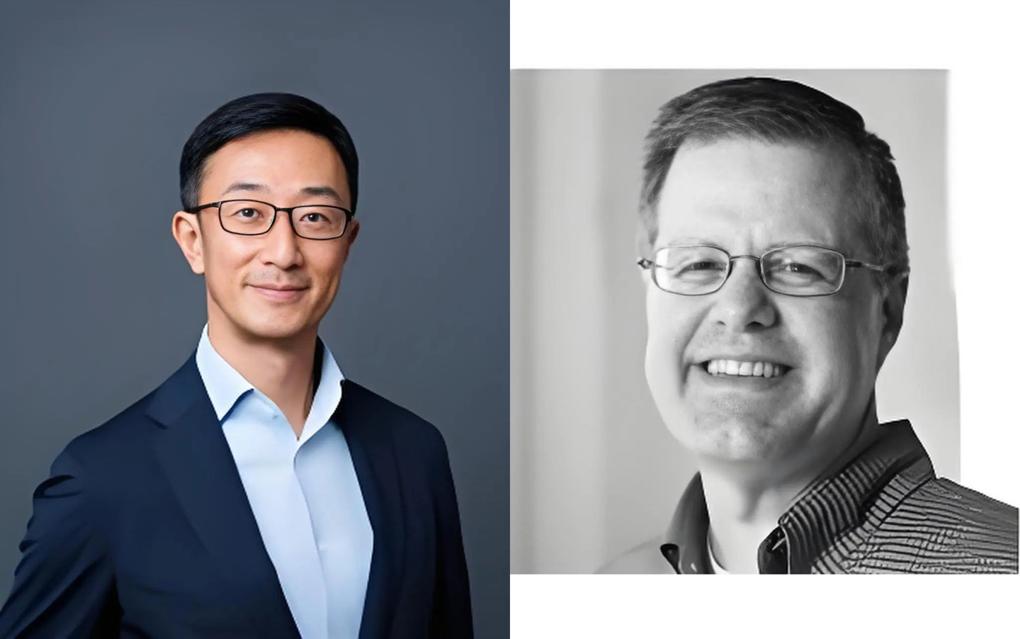 ▲ 郑孝明（左）和 David Carroll（右）