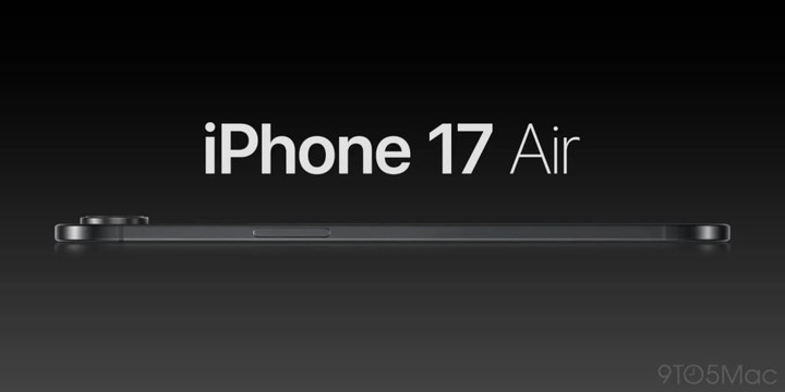 ▲ iPhone 17 Air 假思图,图源:9To5Mac