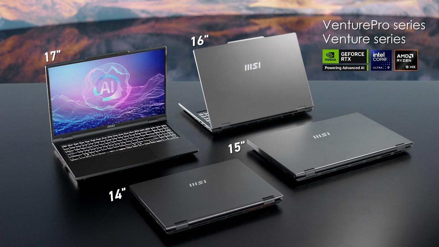 微星在MSIology ：龍魂鑄造 制霸戰場 新品發布會推出RTX50系列筆記本電腦