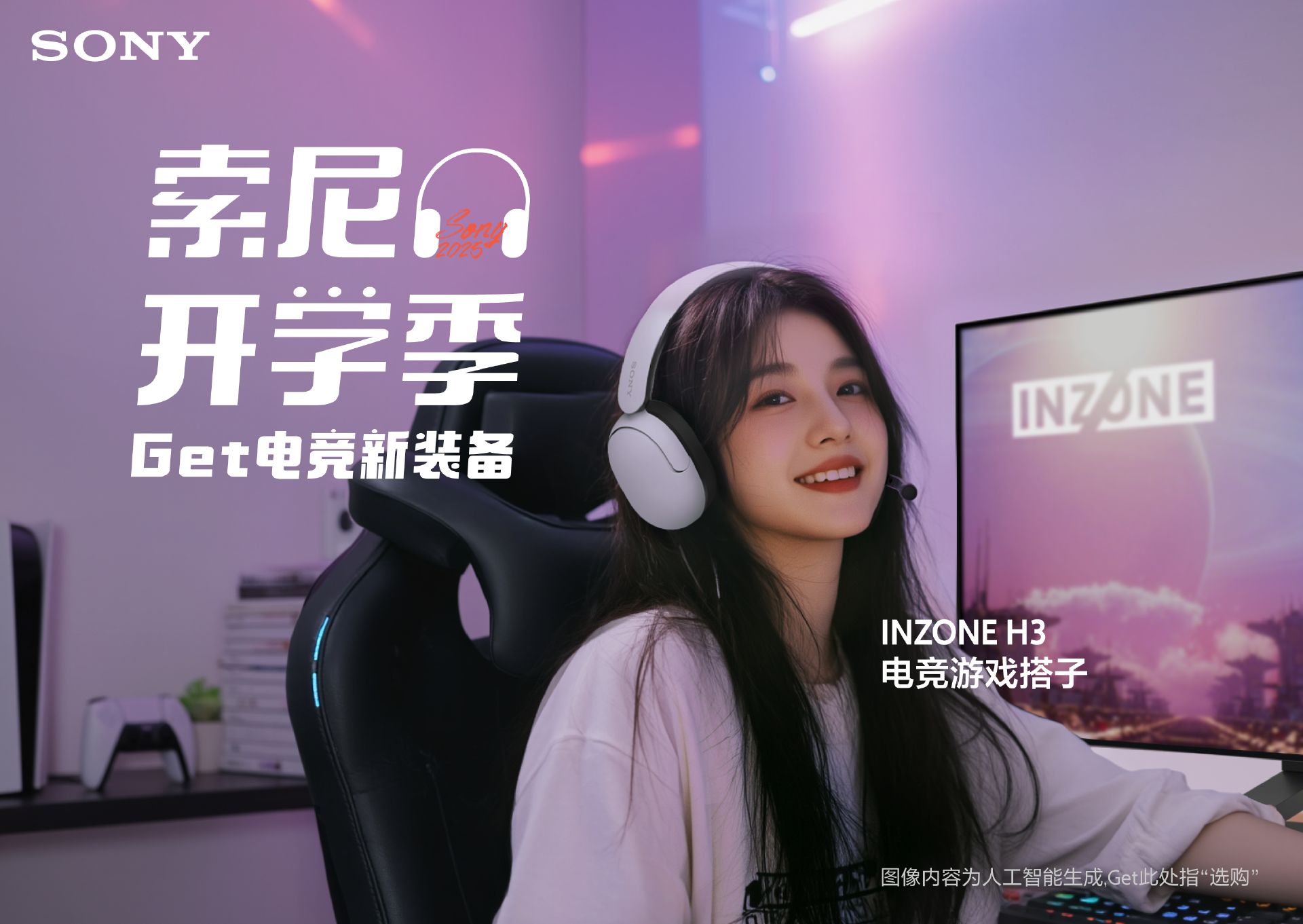 搭配INZONE M10S电竞显示器 更胜一步