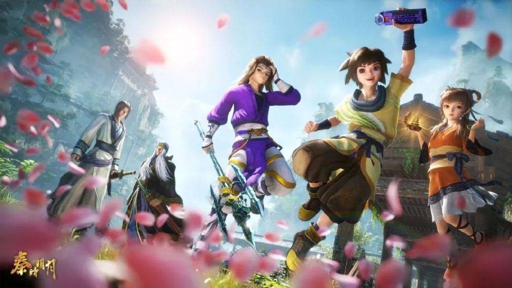 3D武侠动画连续剧《秦时明月》。杭州玄机科技股份有限公司供图