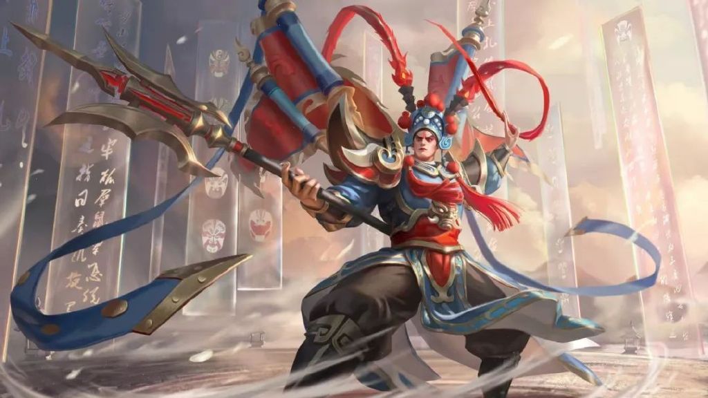 网络游戏《梦三国2》中的吕布形象。杭州电魂网络科技股份有限公司供图