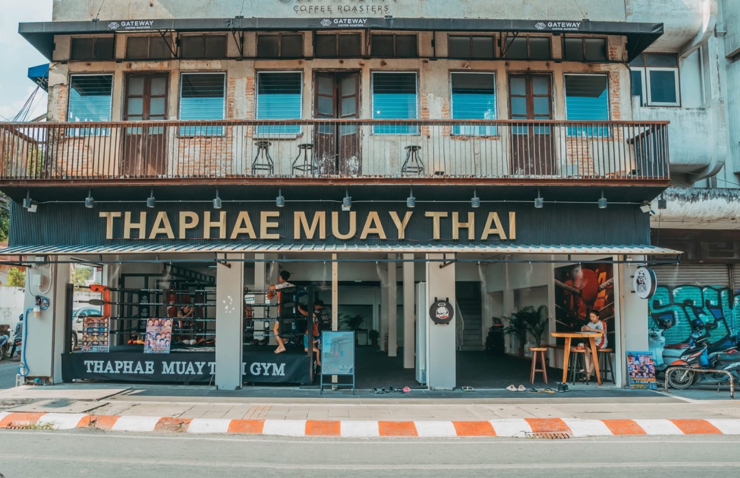 康力的拳馆。（供图者，康力）