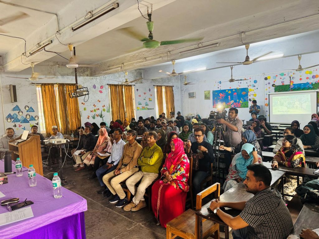 发布会现场。本文图片均为上海海洋大学供图