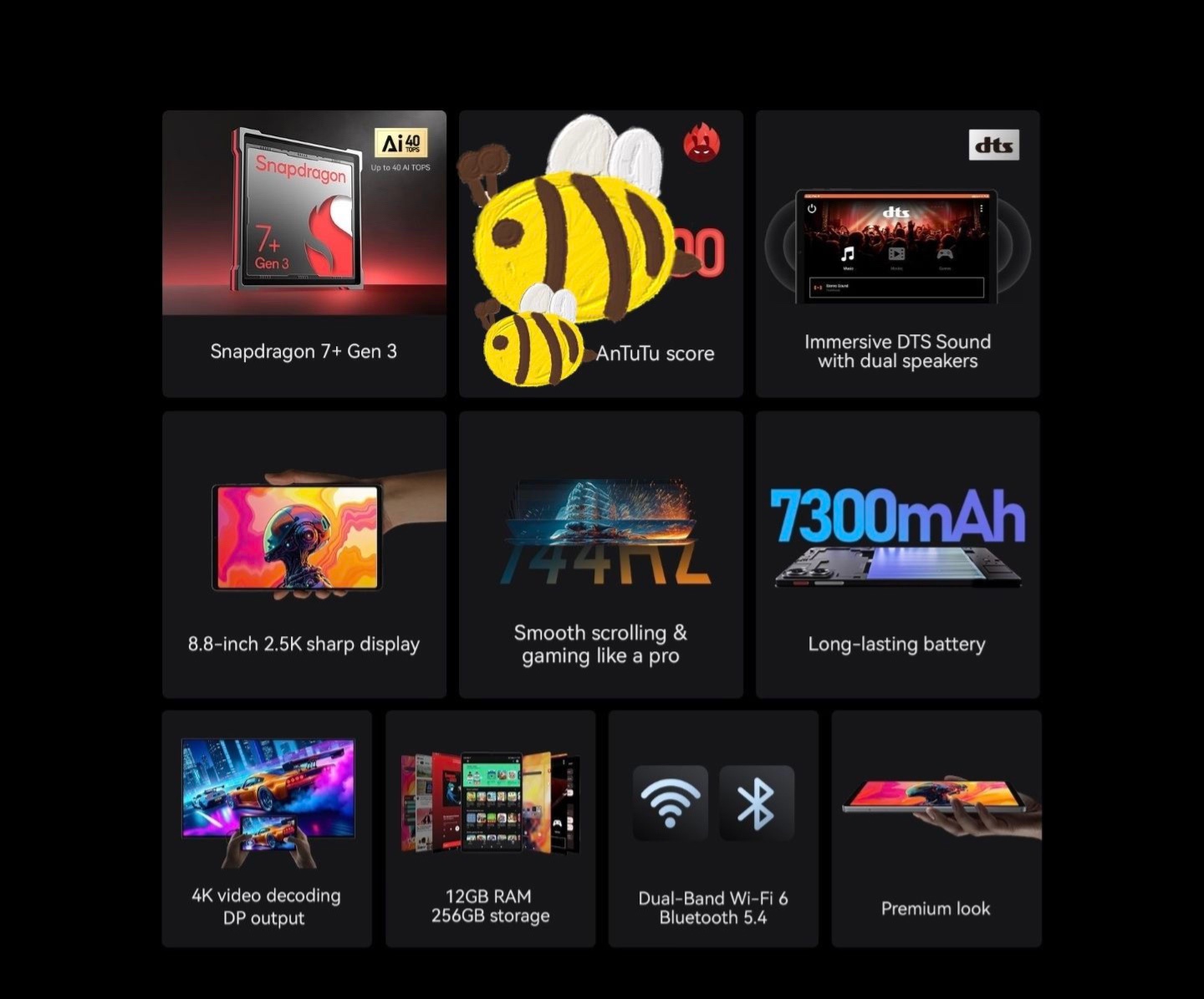 ▲ 左为掌玩 mini 3 Ultra 平板