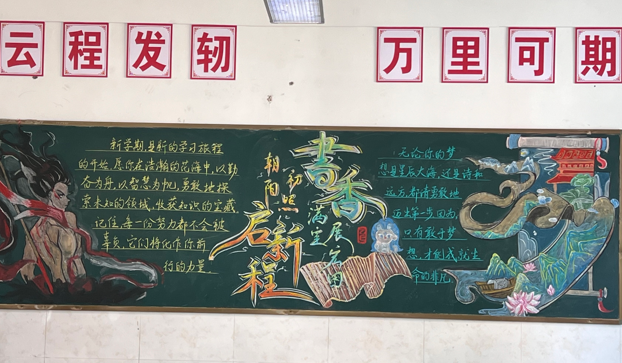 九江金安高级中学(九江石化中学)开展主题黑板报创作活动