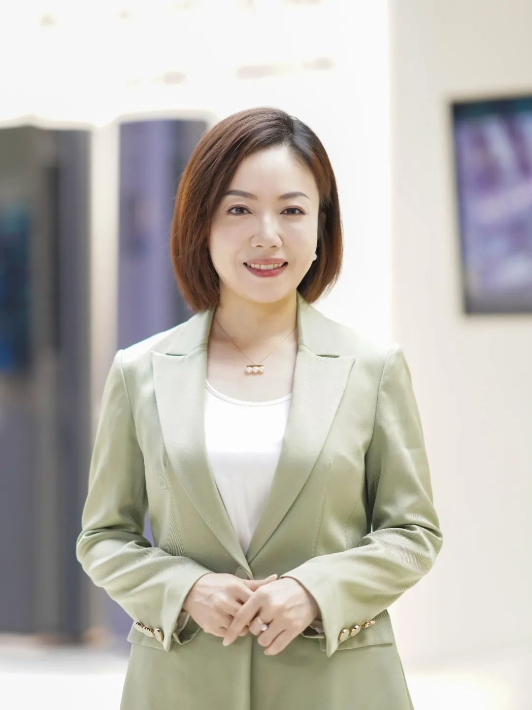 图为：全国人大代表、美的集团副总裁兼首席财务官钟铮