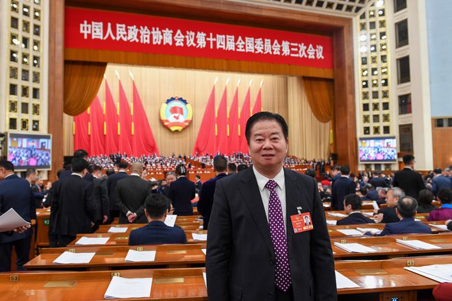 全国政协委员、大湾区进出口商业总会会长林龙安 图片来源：受访者提供