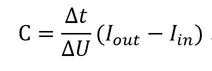 我们想知道一个周期内电压跌落多少：