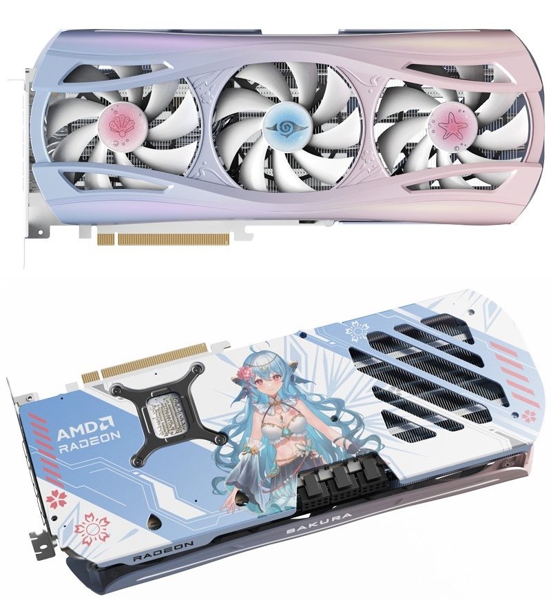 ▲ RX 9070 XT / 9070 樱瞳水着 Atlantis