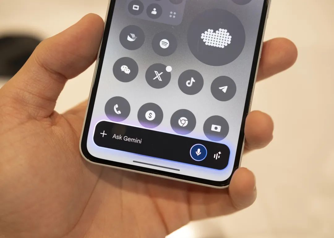Nothing Phone 全局调用新版 Google Gemini，但这个我们已经不陌生了｜ 图片来源：极客公园