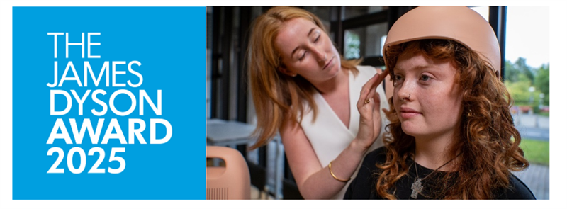 戴森设计大奖2024年国际医疗冠军Athena便携式头皮冷却装置 