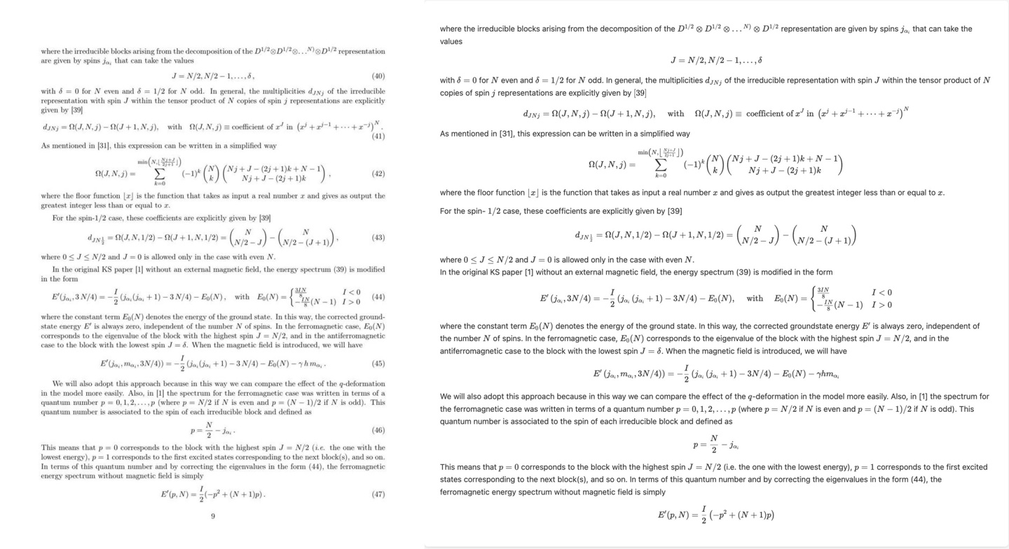 ▲ 左为原文件，右为识别结果