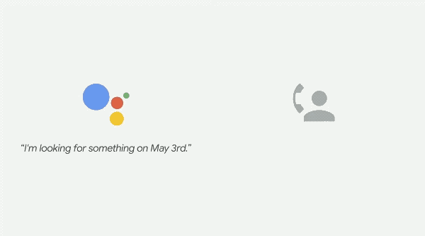 ▲Duplex 技术演示 图源：Google