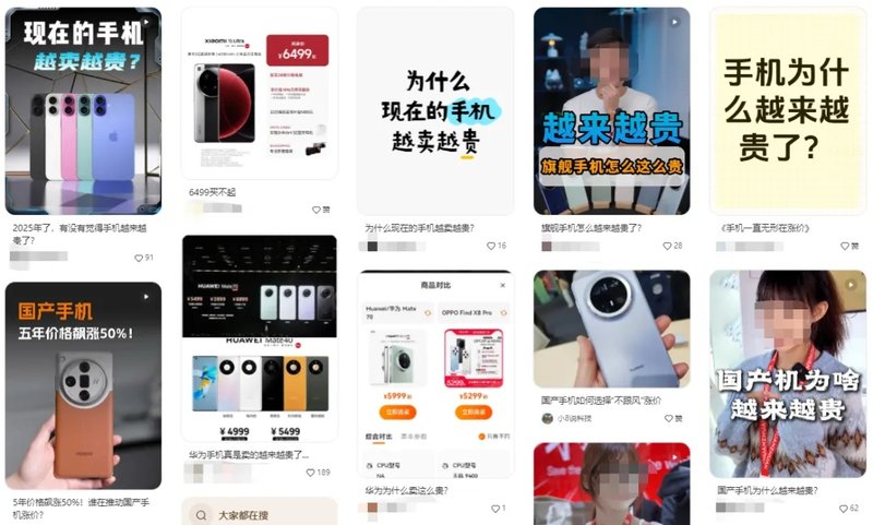 消费端对国产旗舰涨价的感知