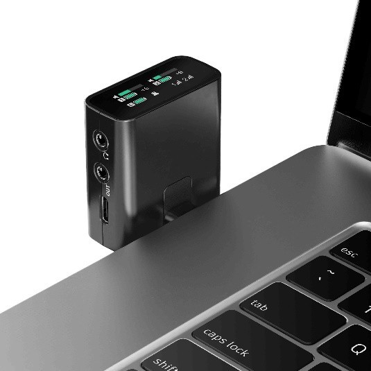 Profile Wireless用作桌面麦克风，在笔记本电脑上录制音频