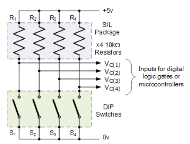 DIP开关输入接口
