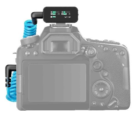 Profile Wireless与摄像机搭配用于访谈场景