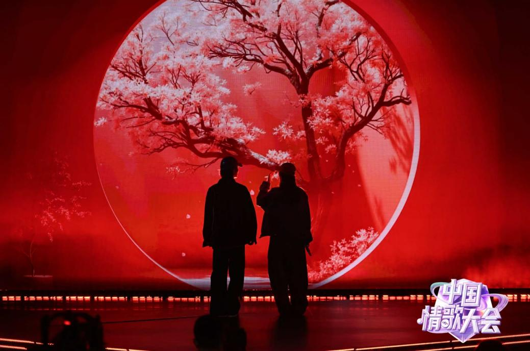 （《中国情歌大会》舞台效果）