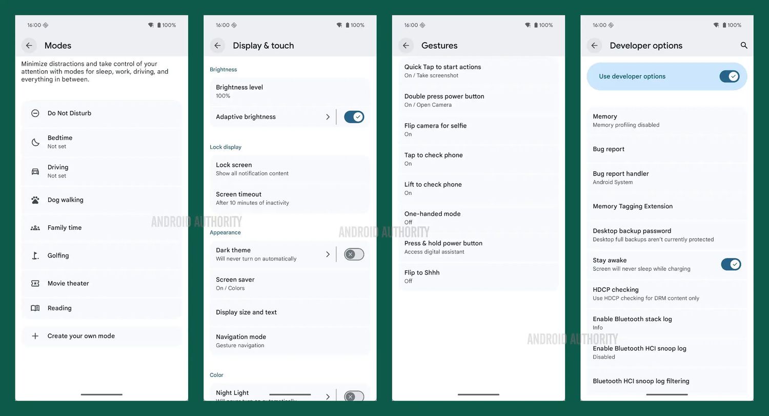 ▲ 浅色模式下，安卓 16 Beta 3 新版设置应用