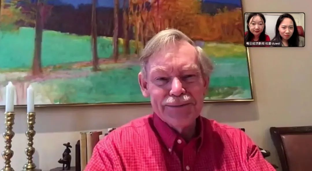 佐利克与《每日经济新闻》记者对谈