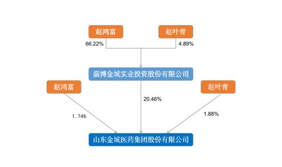 图：金城医药股权结构图 资料来源：公司2024年三季报