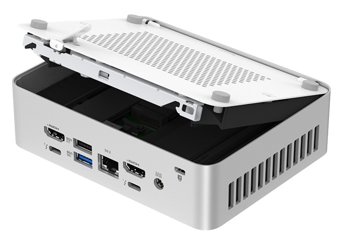 ▲ 弹簧式铰链杠杆存储快拆盖板