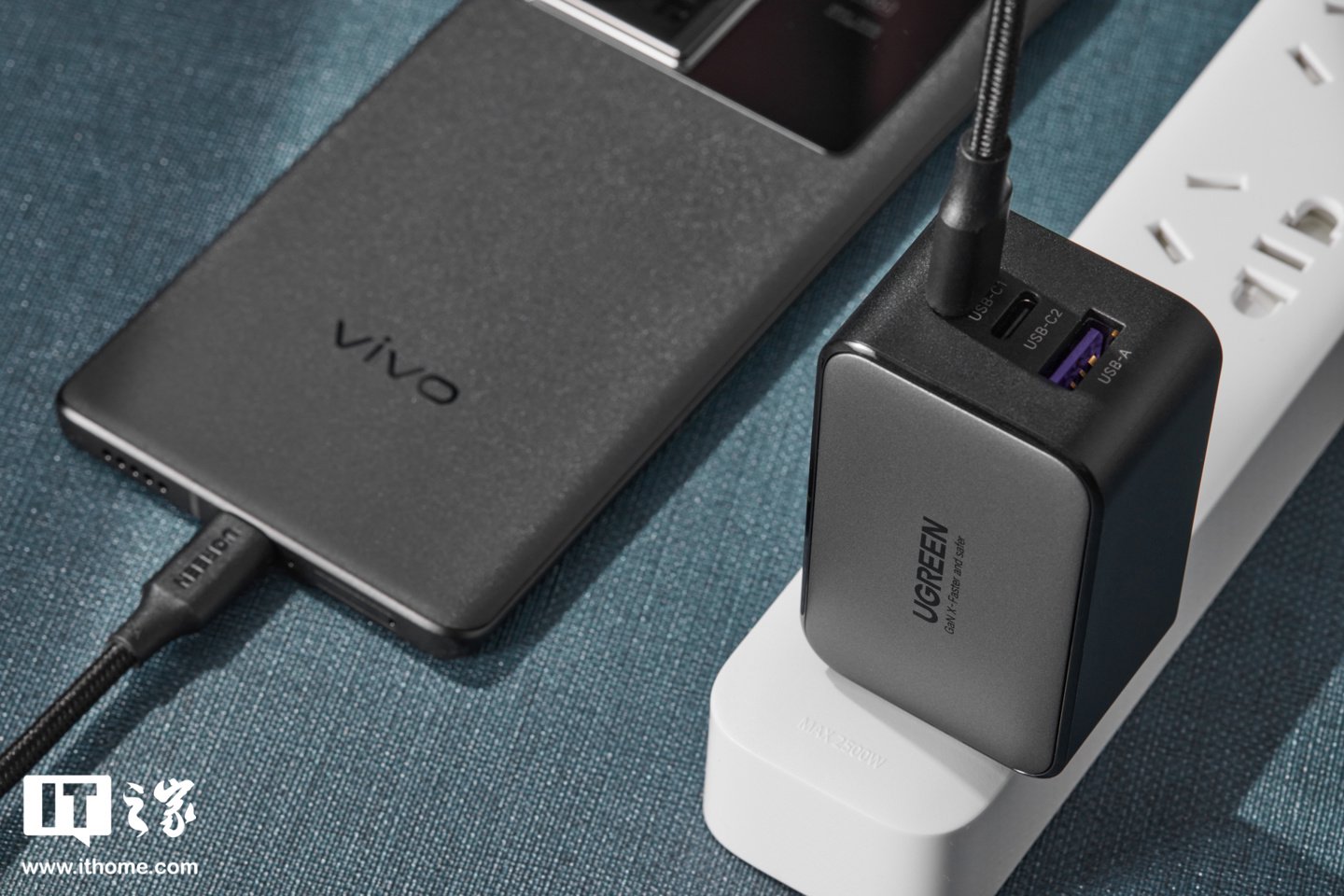 京东绿联 65W 充电器套装氮化镓国补后 68 元直达链接