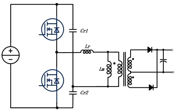 图5.非对称半桥