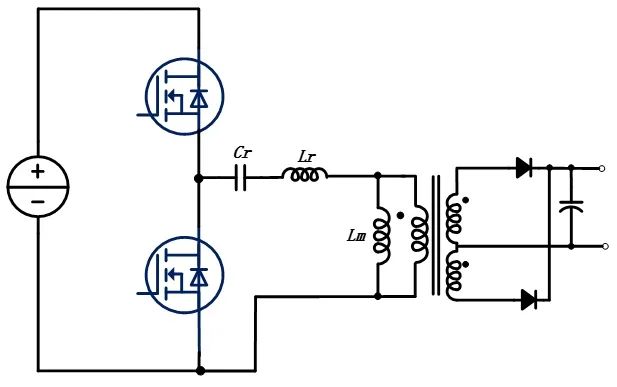 图5.非对称半桥