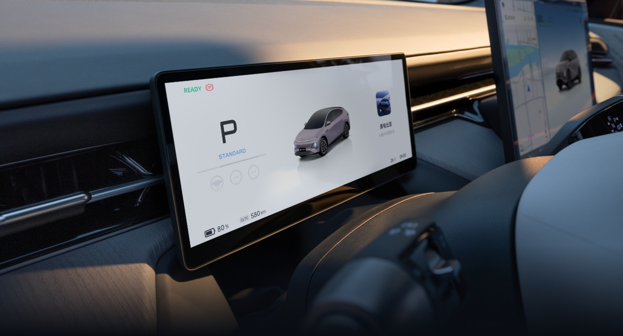 2025款小鹏G6搭载BOE（京东方）10.25英寸全液晶仪表屏