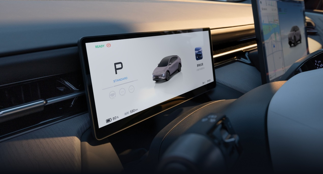 2025款小鹏G6搭载BOE（京东方）10.25英寸全液晶仪表屏