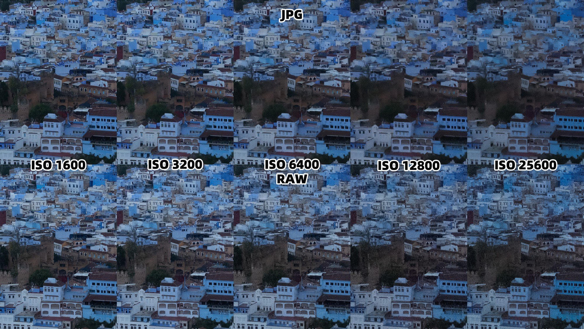 ISO1600-25600 感光度测试