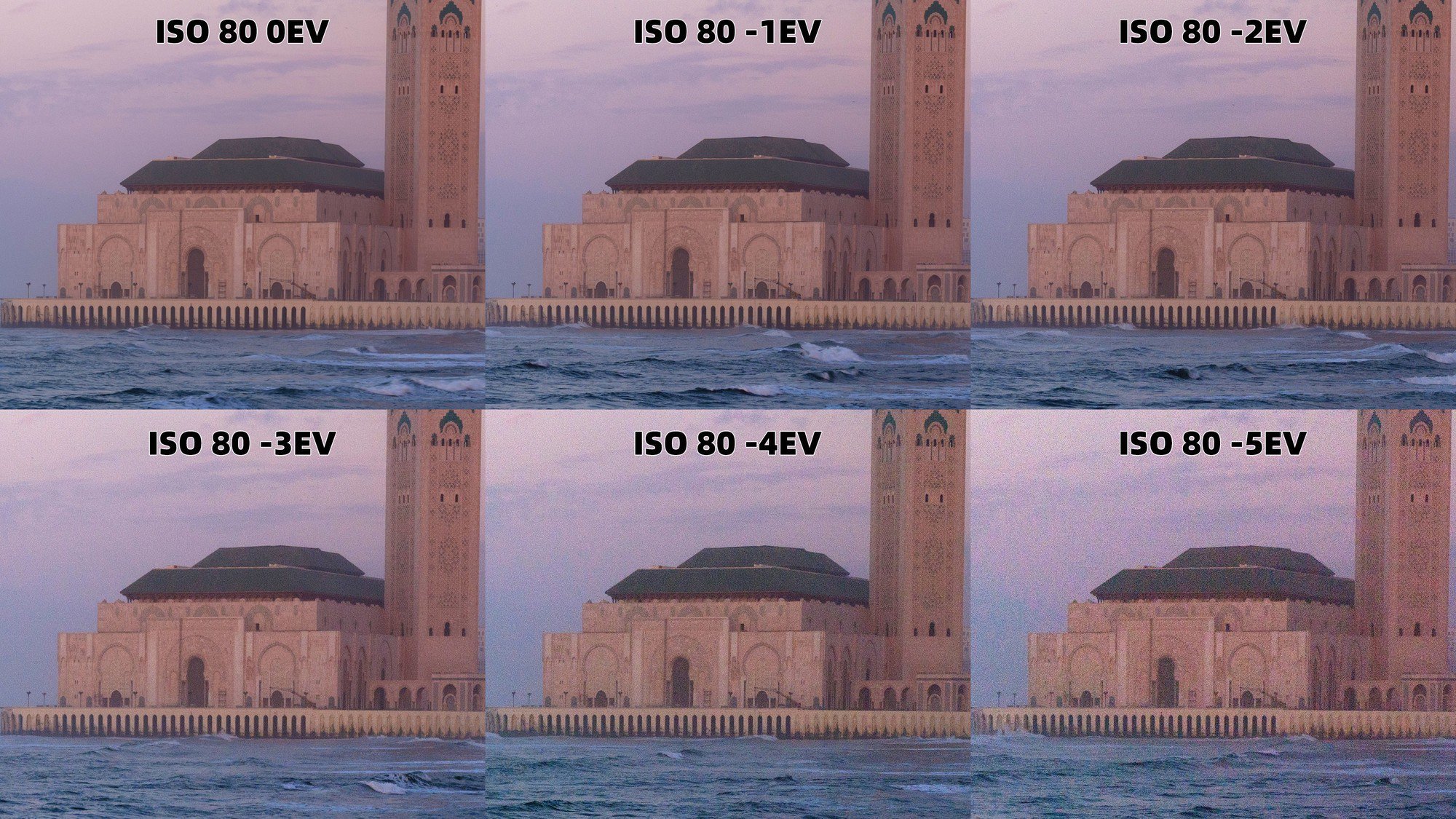 宽容度测试（ISO 80）