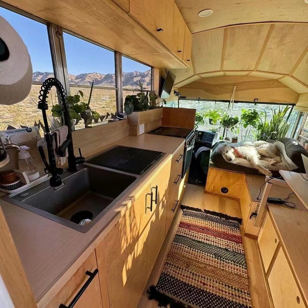 美国房车用户安装方太水槽洗碗机