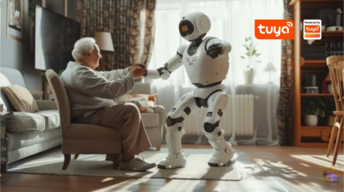 【陪伴机器人】（图片由AI生成）