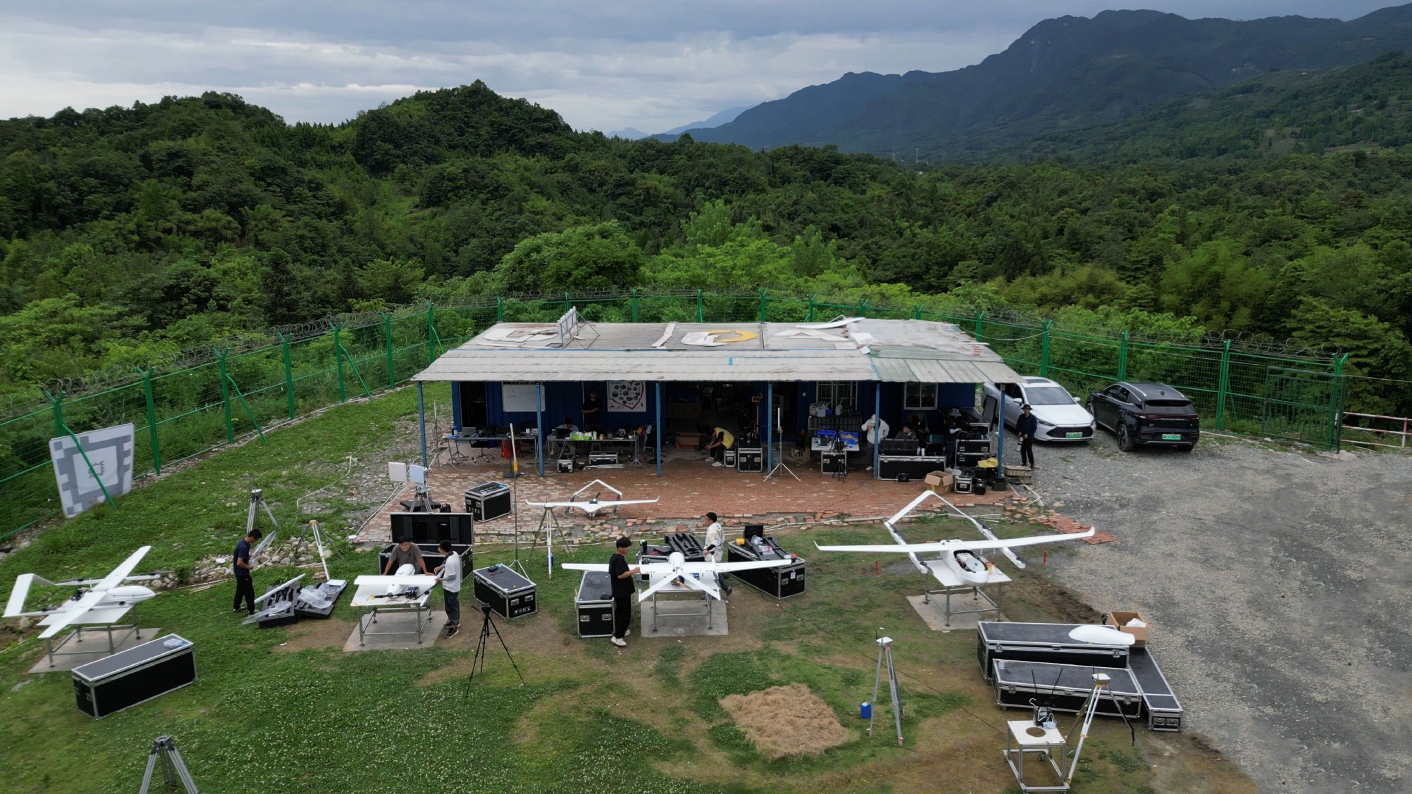 成都彭州天空之眼无人机试验基地