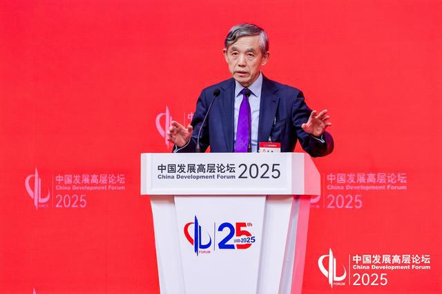 薛澜在专题研讨会上发表演讲 图片来源：主办方