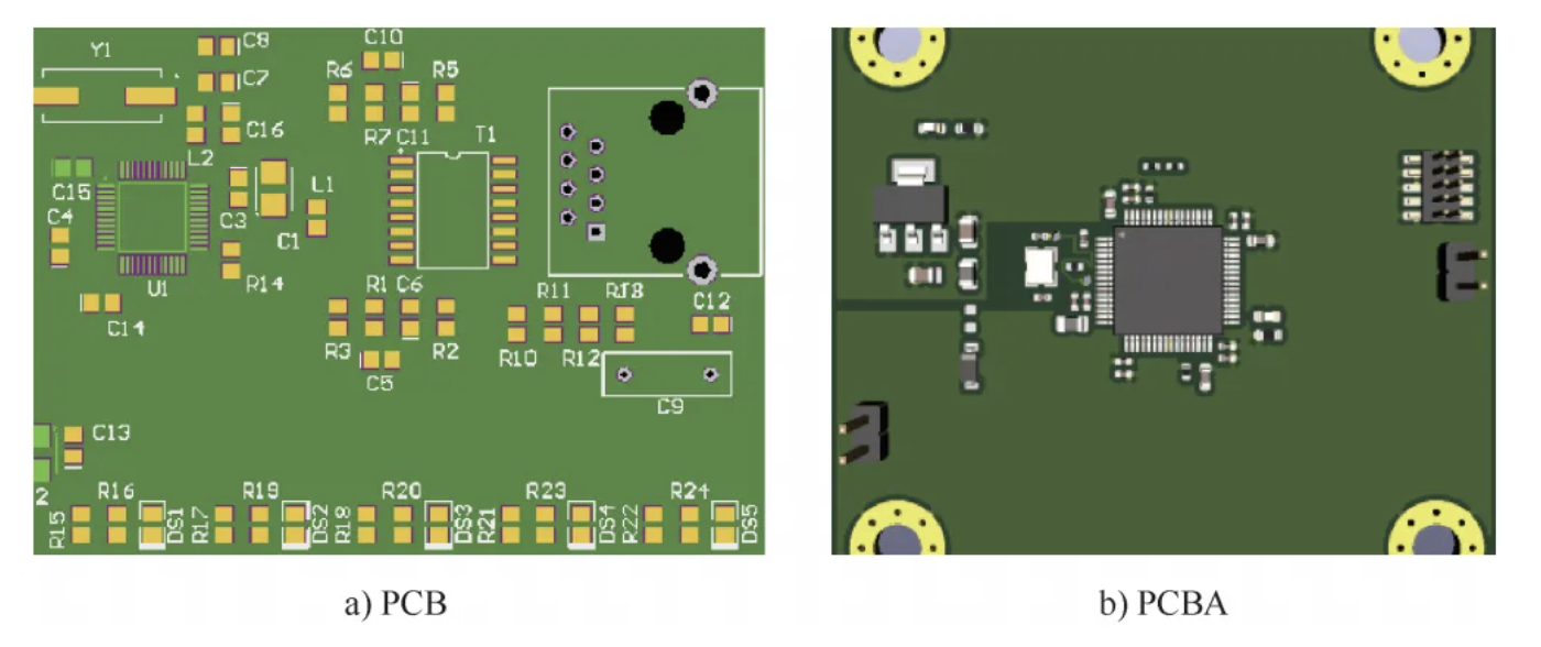 图5  PCB 与 PCBA