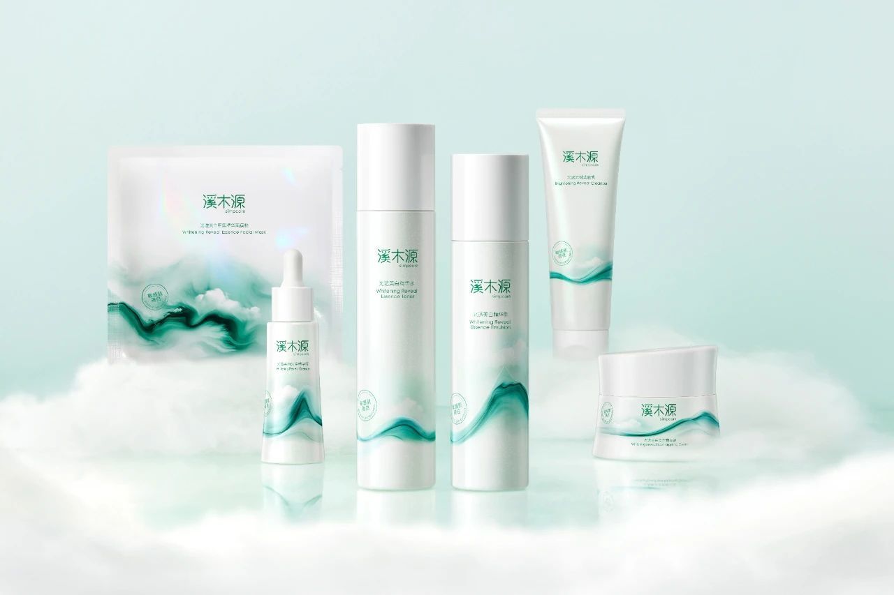 　　▲溪木源为敏感肌美白打造的氧白因系列