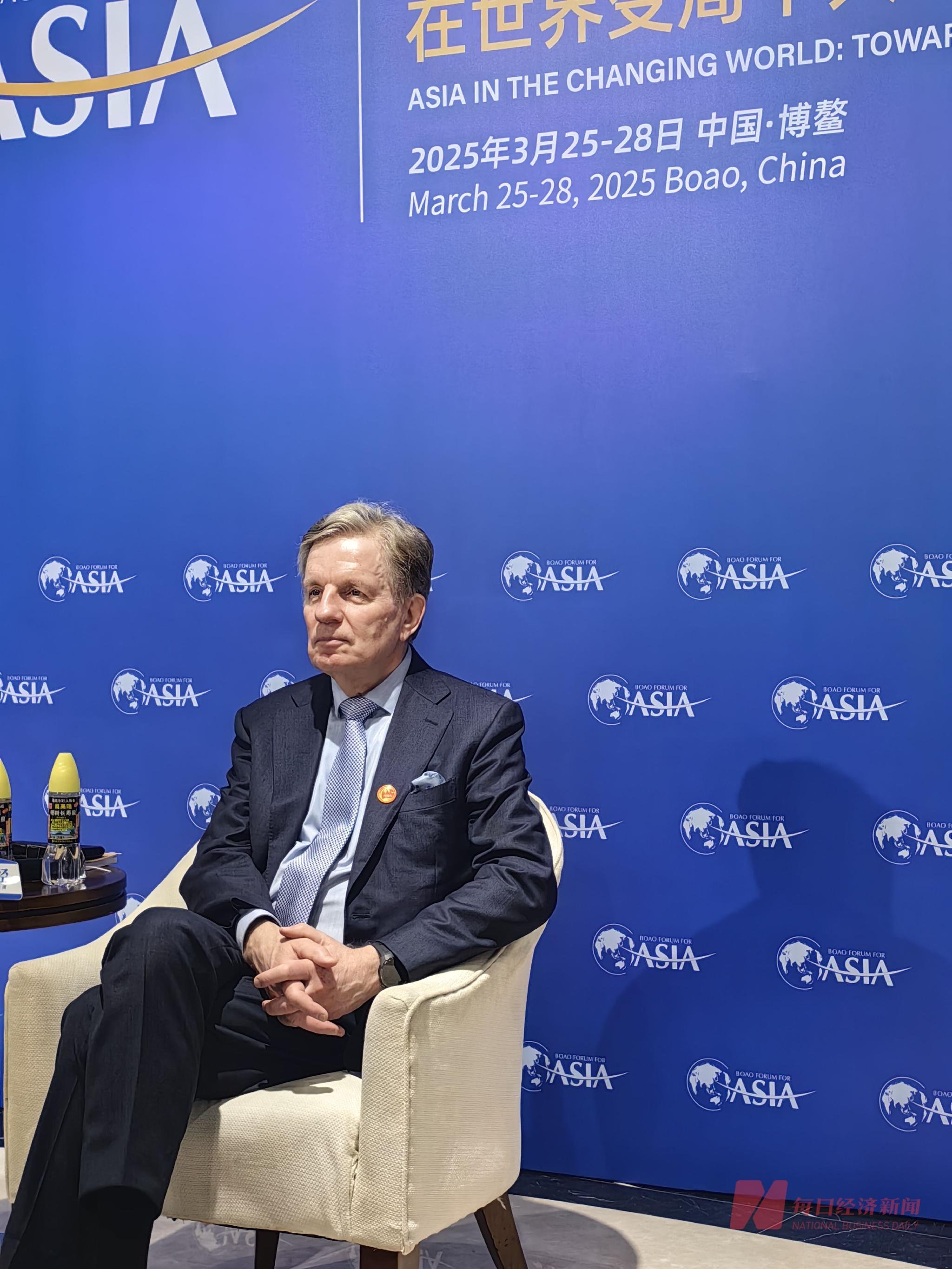 阿霍出席论坛年会 每经记者 张怀水 摄