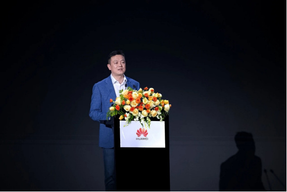 图为华为中国政企业务总裁吴辉