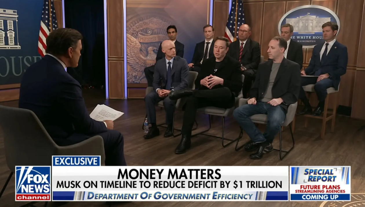 外媒：马斯克和7名DOGE团队成员“罕见”接受专访，为政府效率部辩护