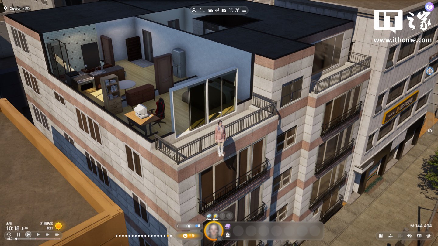 ▲ 游戏存在的场景穿模 Bug（下同）