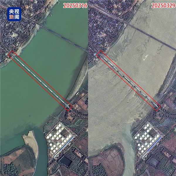 不幸的是，有1,700人死亡：中国卫星捕获了缅甸